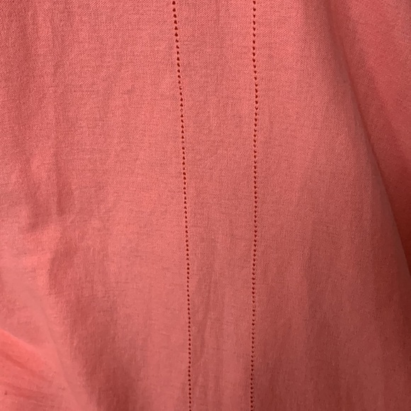 Cynthia Rowley Linen Dress Size S Color Peach - Picture 11 of 11